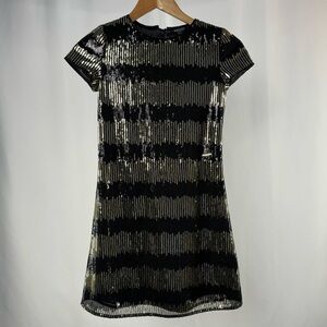 NEW Marciano‎ Short Sleeve Sequin Dress Size 12